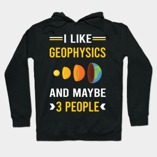 3 People Geophysics Geophysicist Hoodie